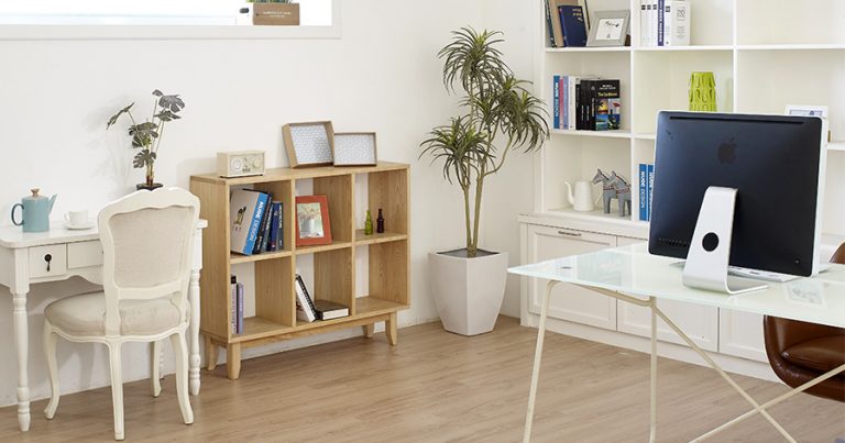Organized room in a house