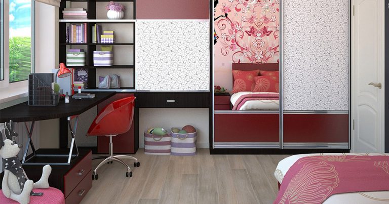 Organized bedroom