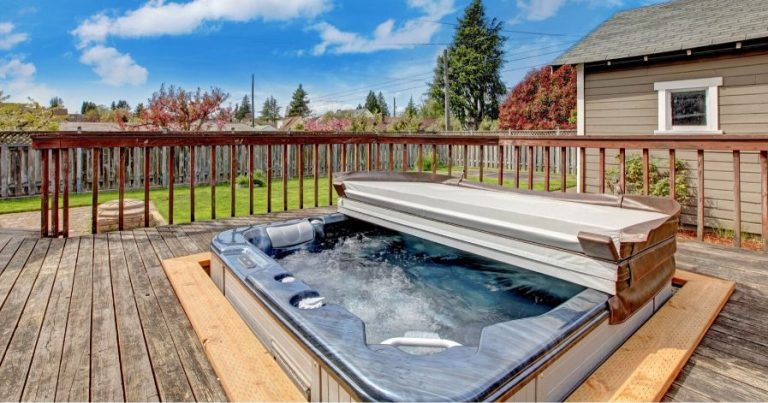 A hot tub.